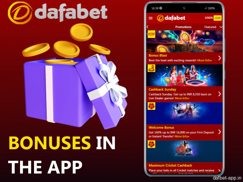 Available Dafabet app bonuses for users in India