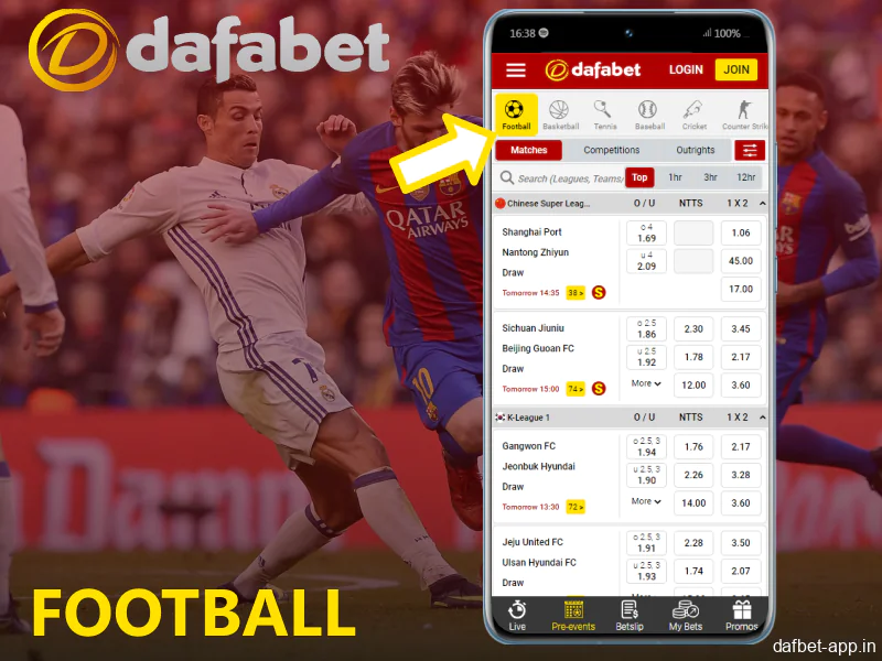 Exploring football betting opportunities in the Dafabet app