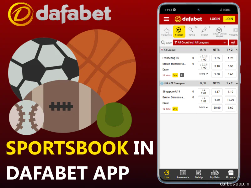 A look at the sports betting markets available in the Dafabet app for Indian users