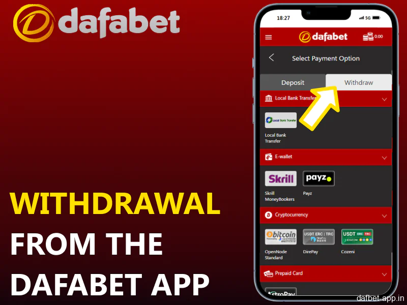 Instructions for Withdrawing Your Winnings from the Dafabet App